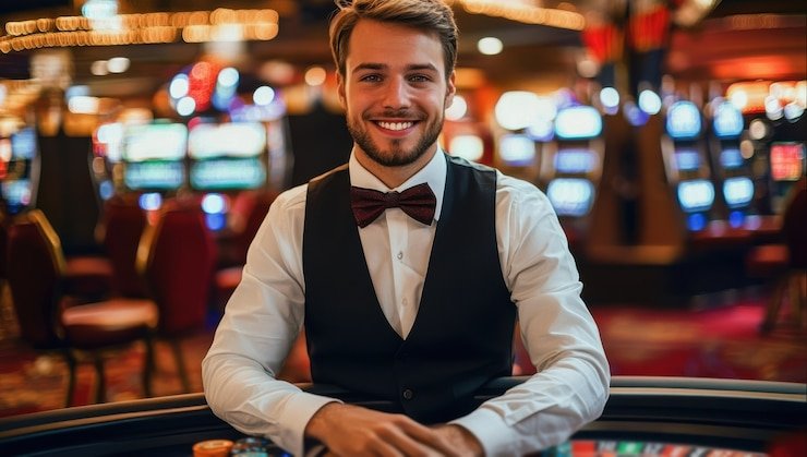 Tampilan dashboard permainan slot dan kasino